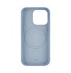 Чехол Ubear Touch Mag Case для iPhone 15 Pro, софт-тач силикон. Цвет: голубой