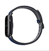 Ремешок кожа/силикон Uniq Straden Waterproof для Apple Watch 42мм/44мм. Цвет: синий