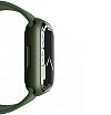 Чехол Uniq Legion +9H Curved glass для Apple Watch 7 45мм. Цвет: зеленый