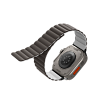 Ремешок силиконовый Uniq Revix reversible Magnetic для Apple Watch 42мм/44мм. Цвет: серый/белый