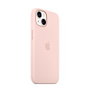 Силиконовый чехол MagSafe для iPhone 13. Цвет: "Розовый мел"