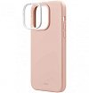 Чехол Uniq LINO с MagSafe для iPhone 14 Pro. Цвет: розовый