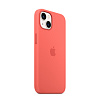 Силиконовый чехол MagSafe для iPhone 13. Цвет: "Розовый помело"
