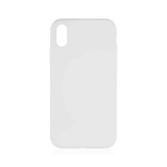 Чехол защитный vlp silicone case для iPhone XR. Цвет: белый
