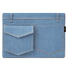 Сумка Tomtoc TheHer Denim Shoulder Bag A26 для ноутбуков 13".Цвет: голубой джинсовый