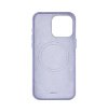 Чехол Ubear Capital Leather Case для iPhone 15 Pro Max, MagSafe, кожаный. Цвет: лавандовый