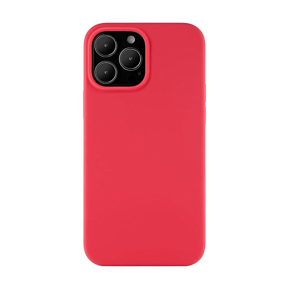 Чехол Ubear Touch Mag Case для iPhone 13 Pro Max, софт-тач силикон. Цвет: красный