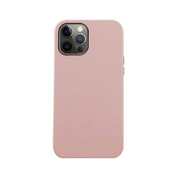 Чехол K-DOO Noble Collection Magsafe для iPhone 12/12 Pro, кожа. Цвет: розовый