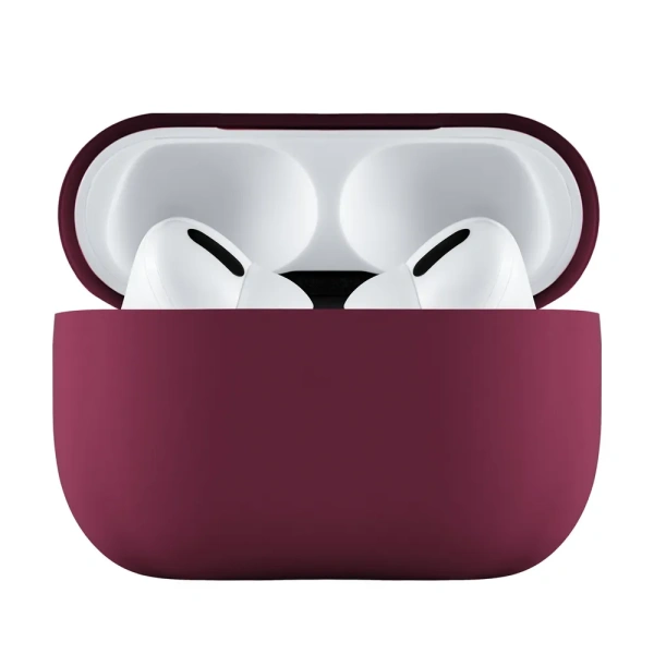 Чехол защитный Ubear для AirPods Pro 2, усиленный силикон. Цвет: тёмно-фиолетовый