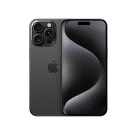 Смартфон Apple iPhone 15 Pro 256 ГБ (dual nano-SIM). Цвет: "Черный Титановый"