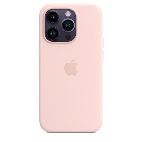 Силиконовый чехол MagSafe для iPhone 14 Pro Silicone Case with MagSafe - Chalk Pink