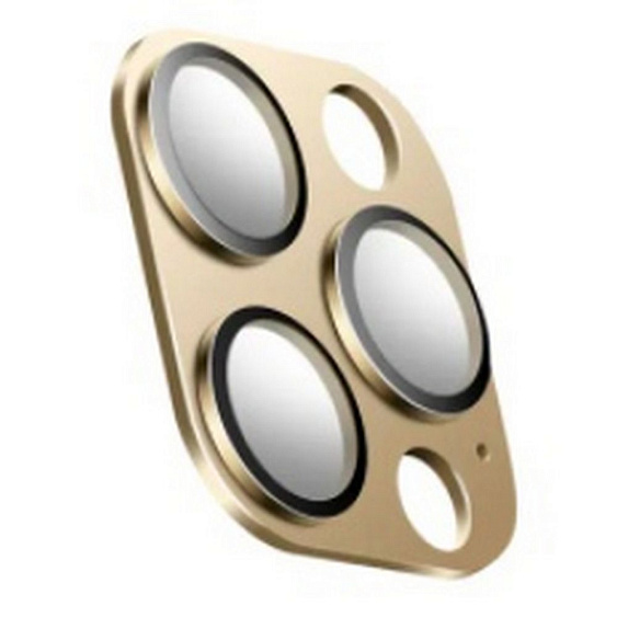 Защитное стекло Mocoll 2.5D для камеры iPhone 12 Pro Max. Цвет: золотой