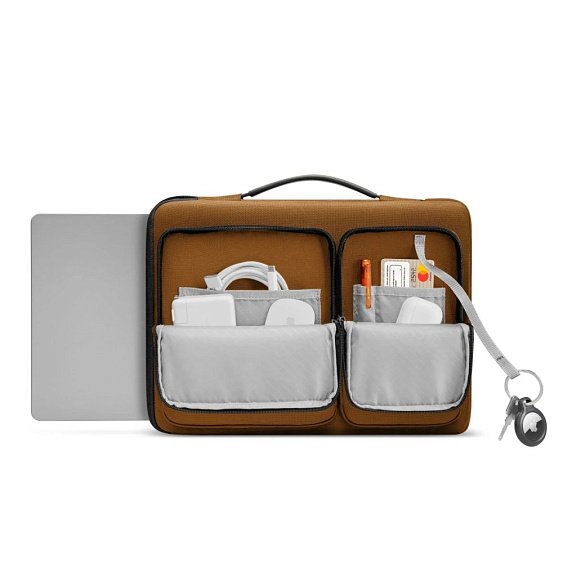Сумка Tomtoc Defender Laptop Shoulder Bag A42 для ноутбуков 13.5". Цвет: коричневый
