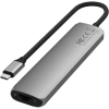 Адаптер Satechi 7-in-1 1хUSB-C+2xUSB-A+HDMI 4K@60Hz+Ethernet 1Гбит. Цвет: серый космос
