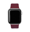 Ремешок силиконовый vlp Silicone Band для Apple Watch 42мм/44мм. Цвет: марсала