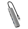 Хаб USB Hyper HyperDrive BAR 6in1 USB-C Hub для MacBook. Цвет: серебристый