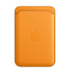 Кожаный чехол-бумажник MagSafe для iPhone. Цвет: "Золотой апельсин"