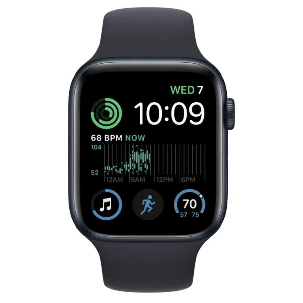 Apple Watch SE (2022), 44мм, корпус из алюминия цвета "Тёмная ночь"