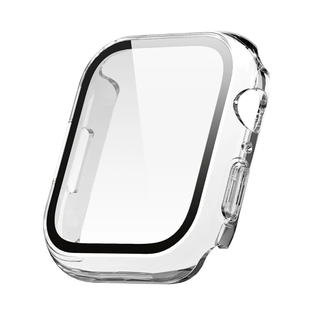 Чехол Elago Clear Shield case+9H glass для Apple Watch 45/44 мм. Цвет: прозрачный