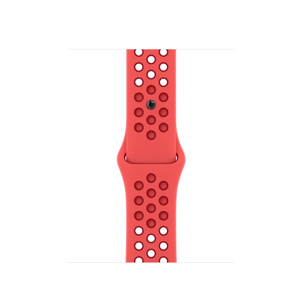 Спортивный ремешок Nike для Apple Watch 41мм. Цвет: Bright crimson/Gym red