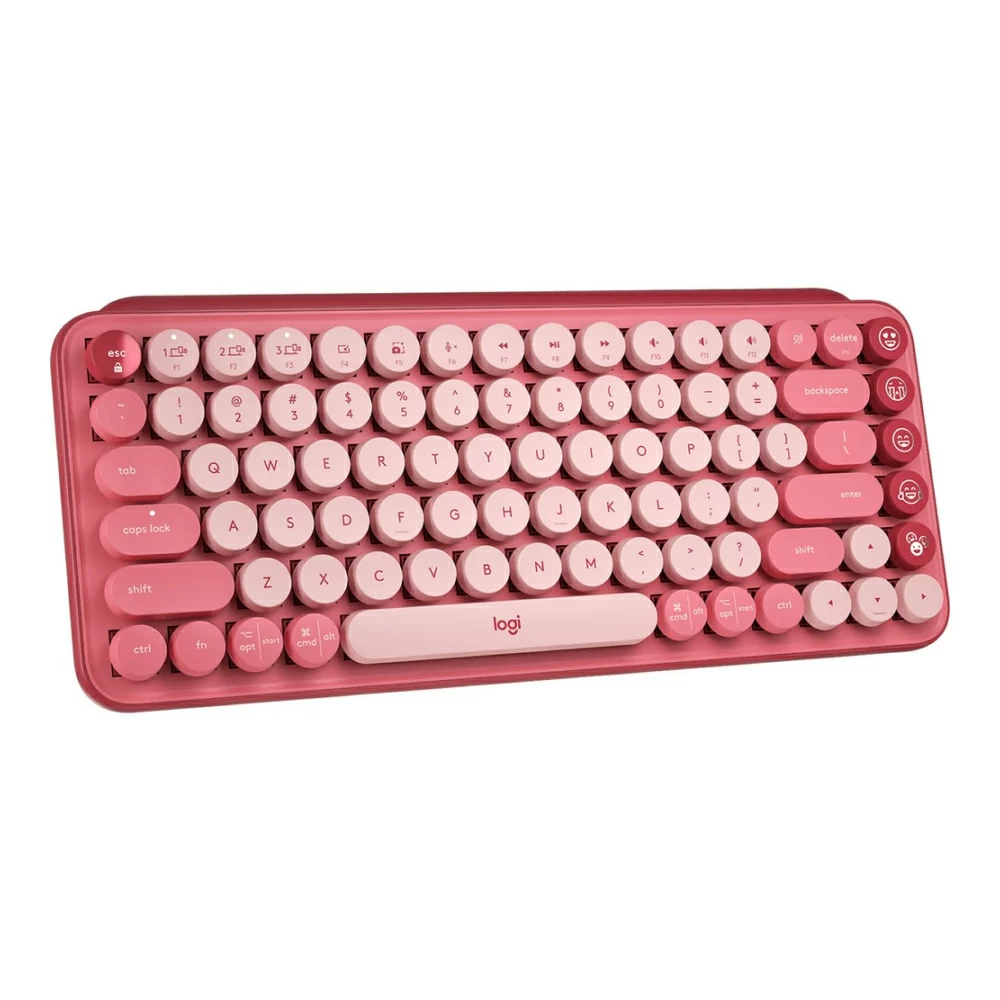 Клавиатура Logitech POP KEYS, Heartbreaker. Цвет: розовый