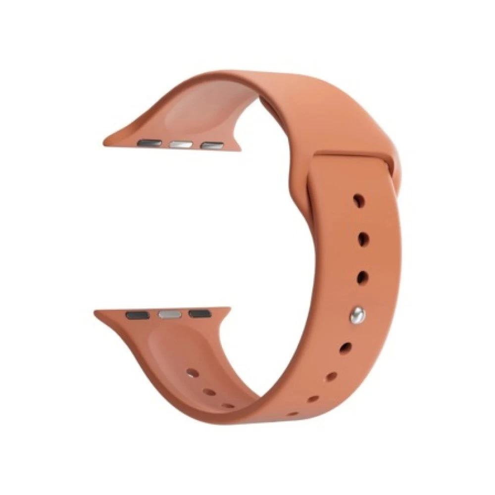 Ремешок силиконовый Lyambda Premium Altair для Apple Watch 38/40/41мм. Цвет: оранжевый