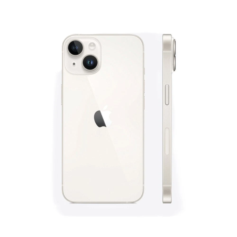 Смартфон Apple iPhone 14 128 ГБ (nano-SIM + eSIM). Цвет: "Сияющая звезда"
