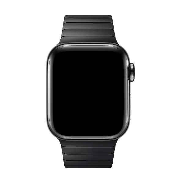 Блочный браслет Apple для Apple Watch 38мм. Цвет: "Черный космос"