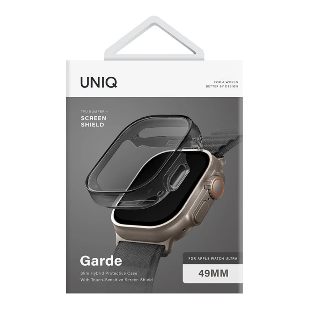 Чехол Uniq Garde для Apple Watch Ultra 49мм. Цвет: серый