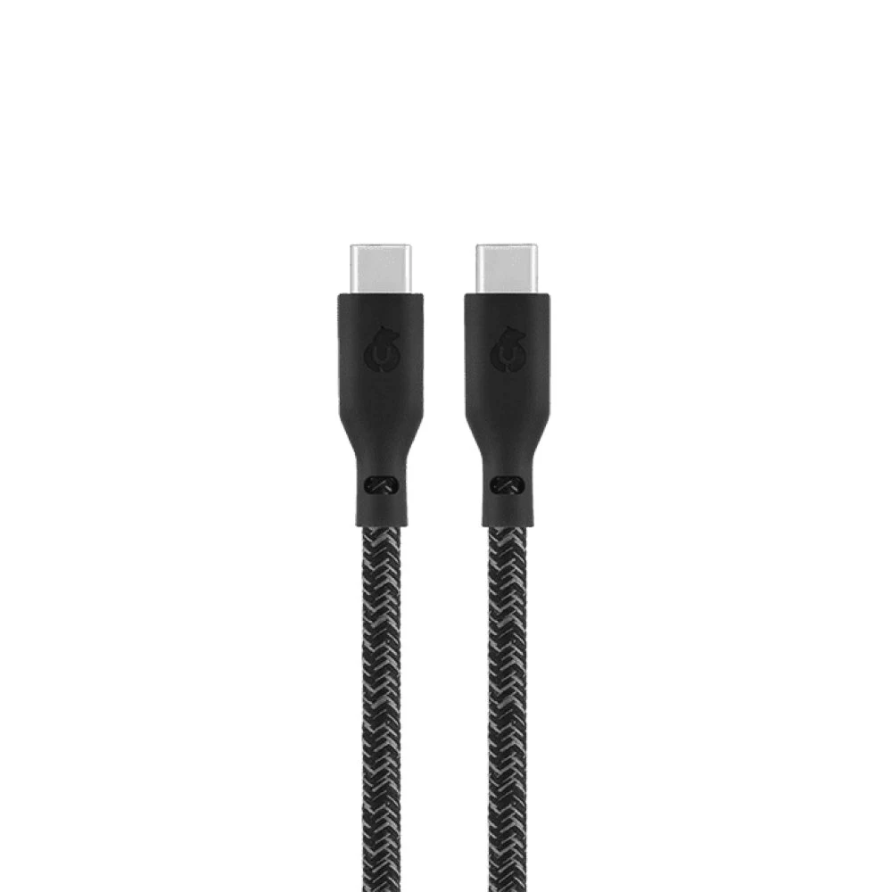 Кабель uBear Trend Cable USB-C — USB-C, 140W, 2.4м. Цвет: чёрный