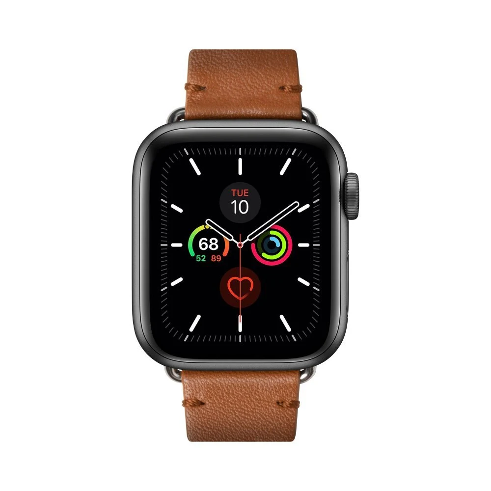 Ремешок кожаный Native Union для Apple Watch 38/40/41мм. Цвет: коричневый