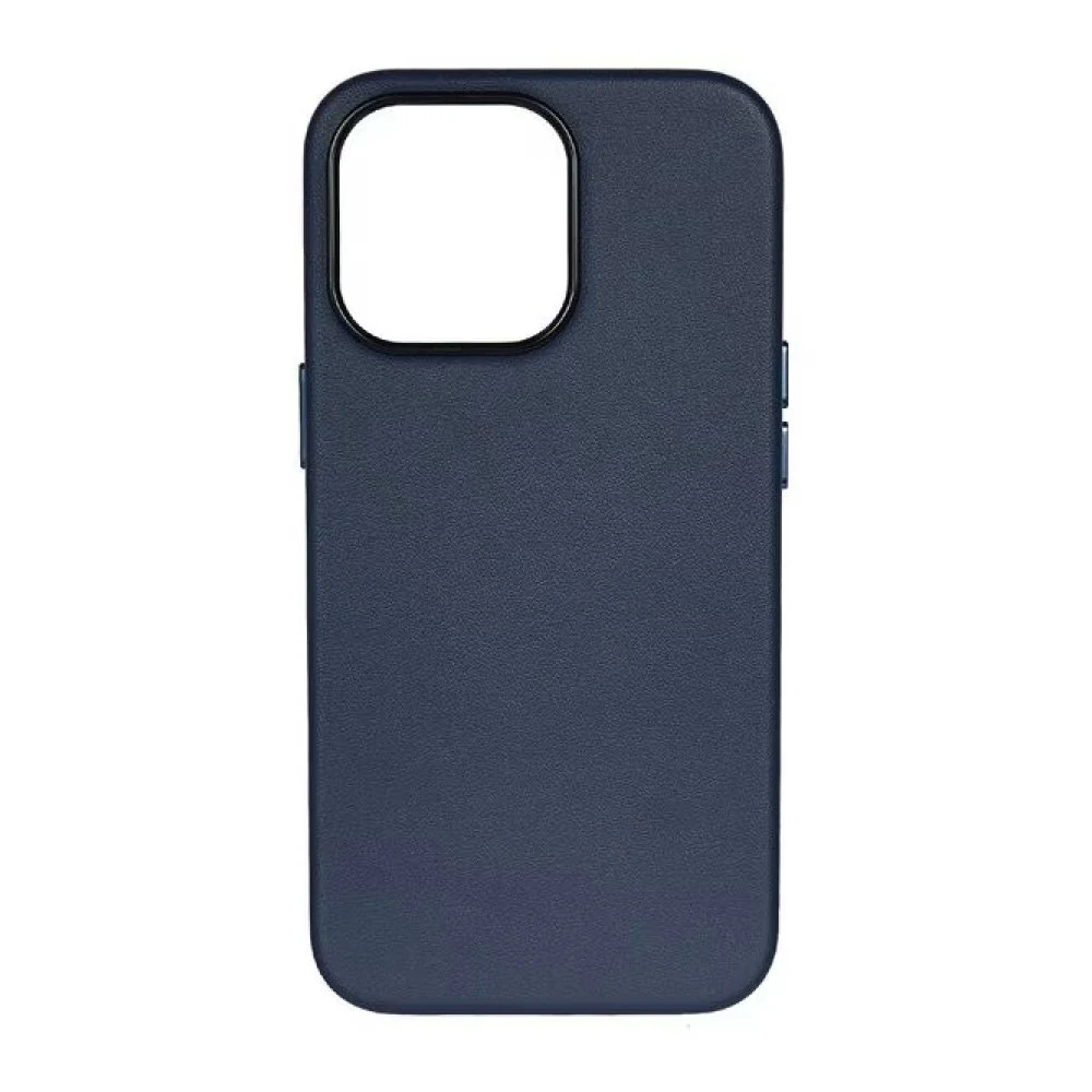 Чехол K-DOO Noble Collection Magsafe для iPhone 14 Pro, кожа. Цвет: темно-синий
