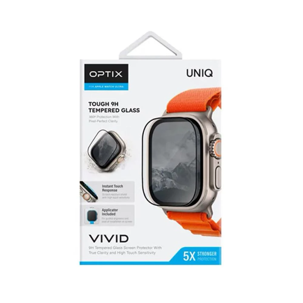 Защитное стекло Uniq OPTIX Vivid (true colors) для Apple Watch Ultra 49 мм