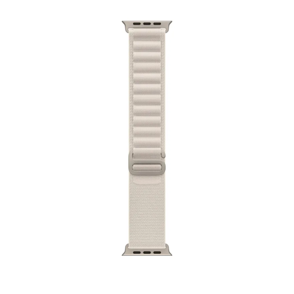 Apple Watch Ultra, 49мм, ремешок "Альпийская петля" цвета "Сияющая звезда", размер M