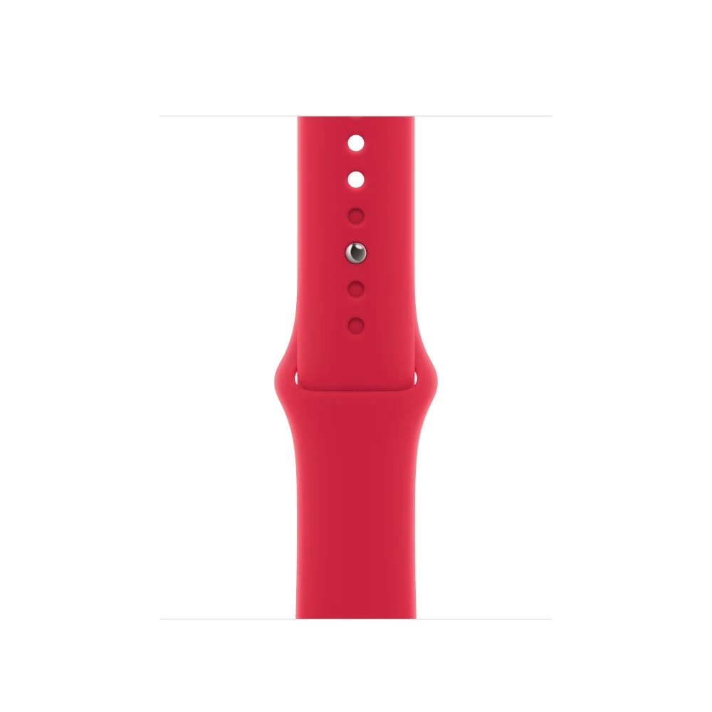 Спортивный ремешок Apple для Apple Watch 41мм, размер R. Цвет: красный