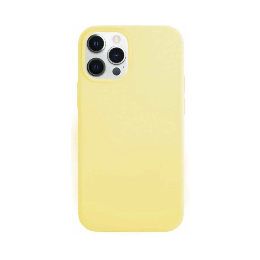 Чехол защитный vlp silicone case для iPhone 12/12 Pro. Цвет: жёлтый