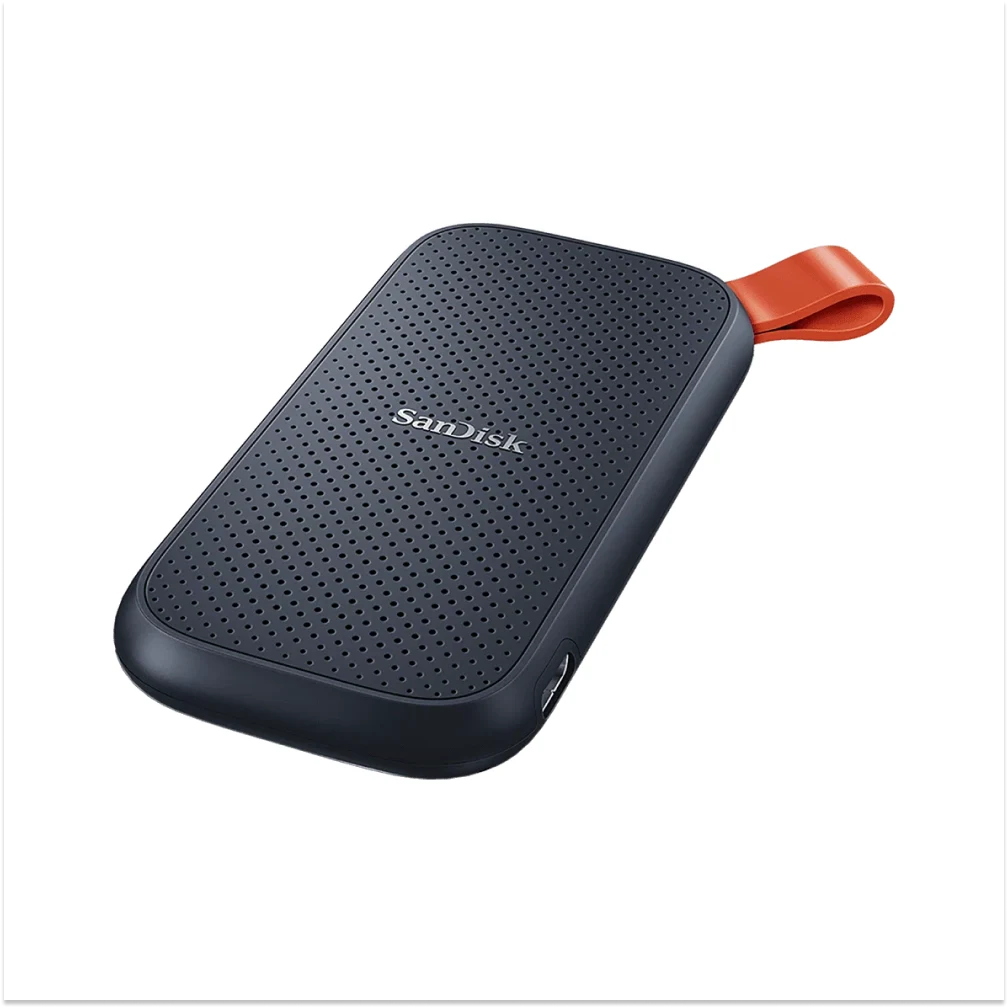 Внешний SSD SanDisk Portable 1TB, USB 3.2 Gen 2