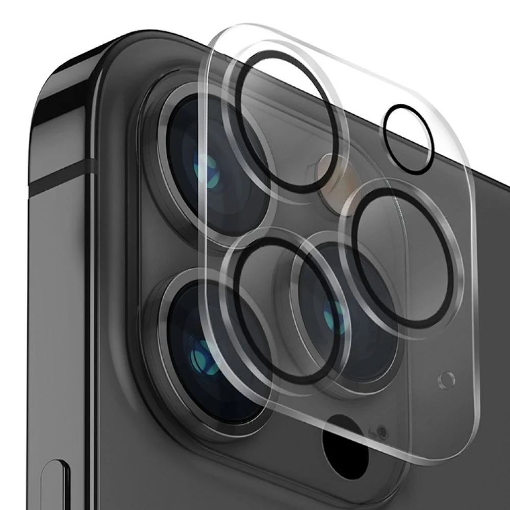 Набор Uniq Bundle 360 для iPhone 15 Pro (Lifepro Xtreme+Optix glass+Camera lens). Цвет: прозрачный