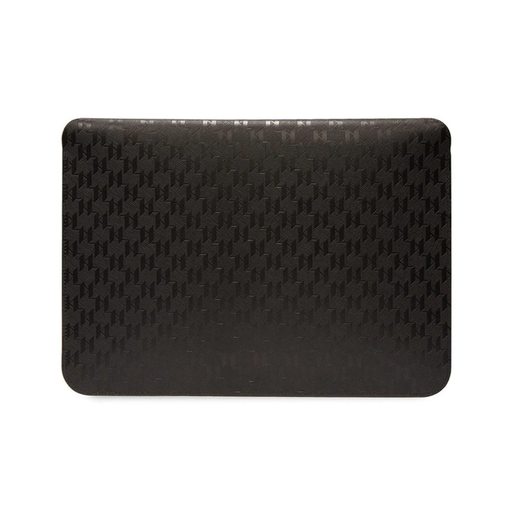 Чехол Lagerfeld Saffiano Sleeve Monogram NFT Karl Ikonik для MacBook Air/Pro 13"/Pro 14. Цвет:чёрный