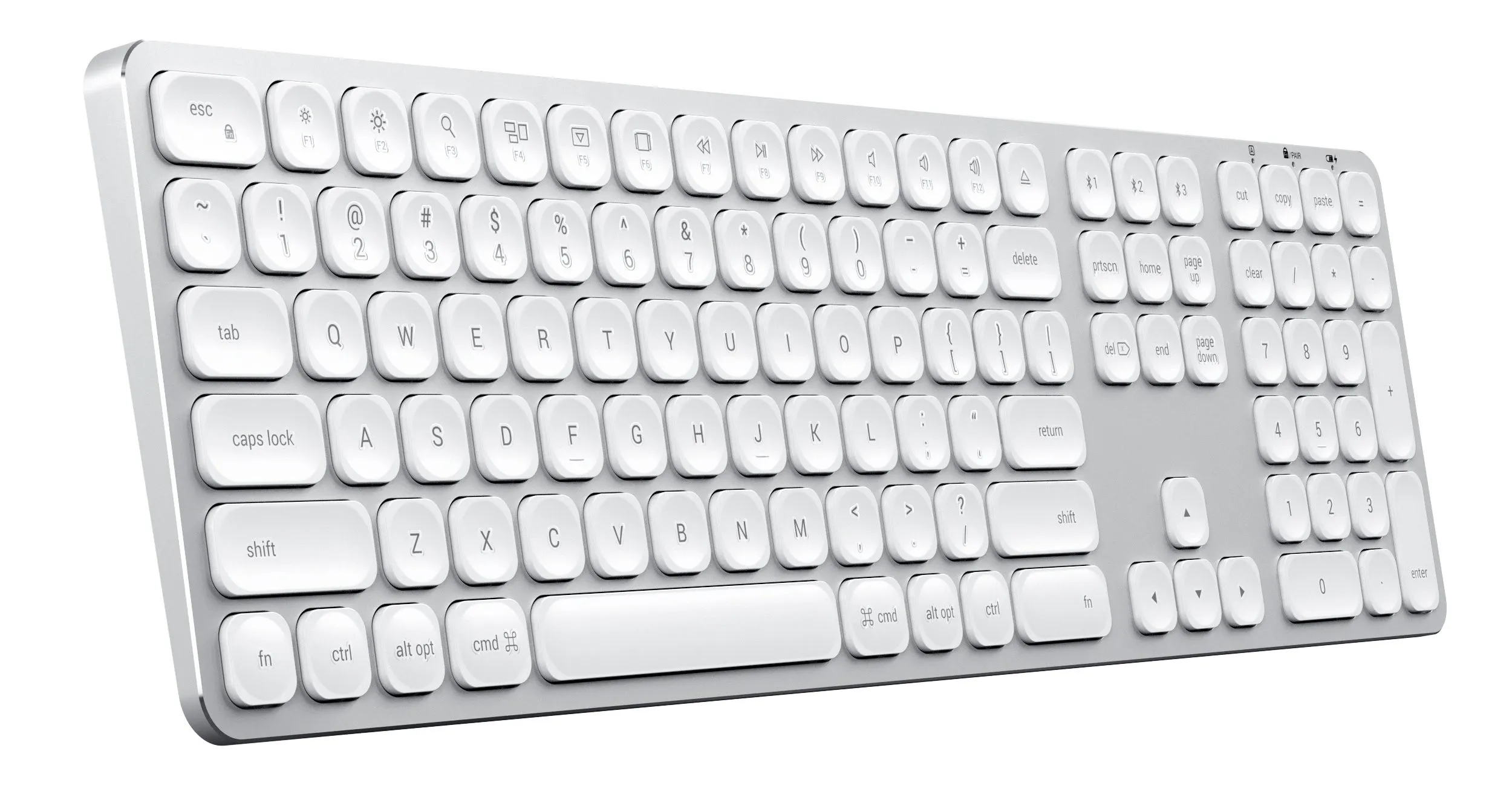Беспроводная клавиатура Satechi Aluminium Bluetooth Wireless Keyboard. Серебристый