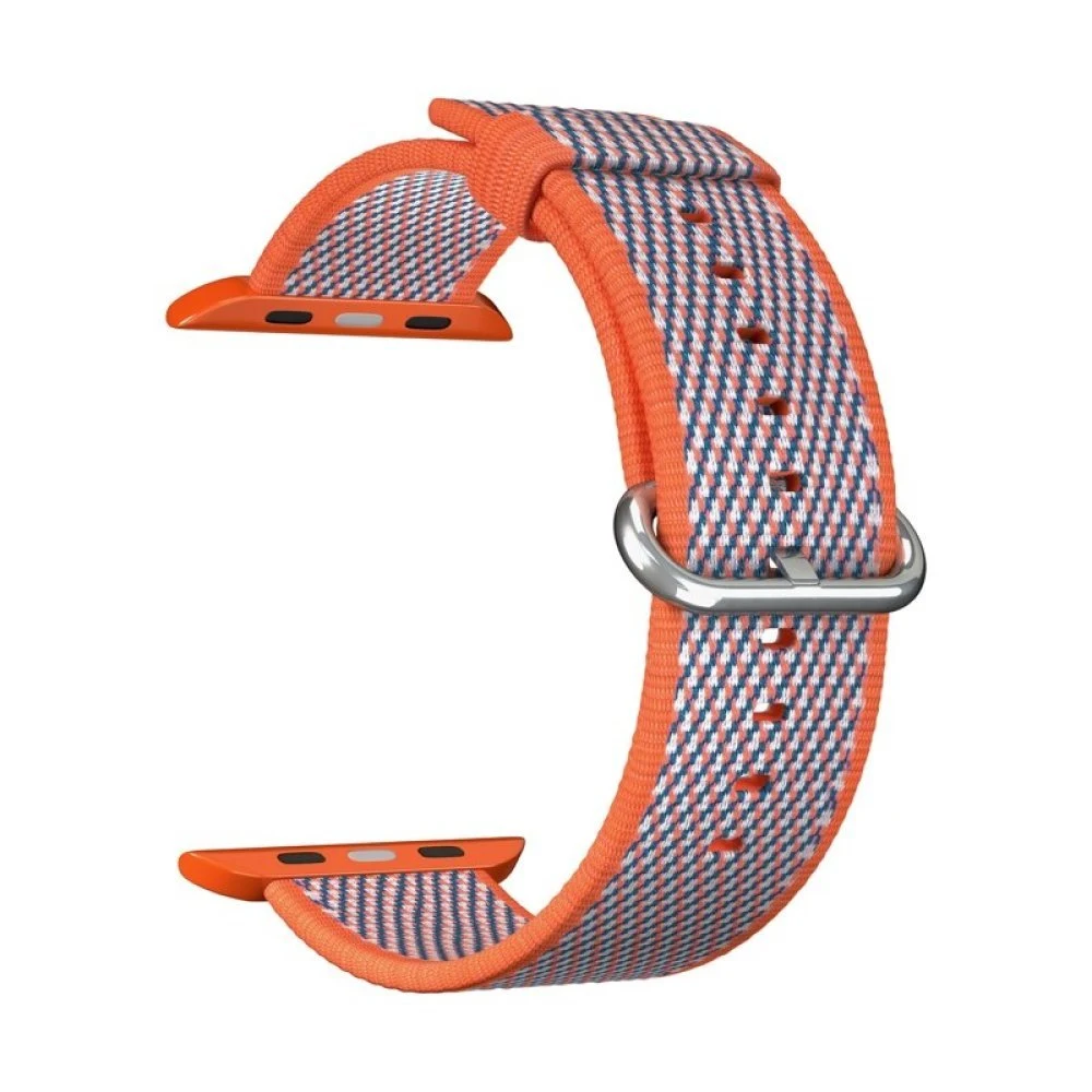 Ремешок нейлоновый Lyambda Polis для Apple Watch 38мм/40мм. Цвет: оранжевый
