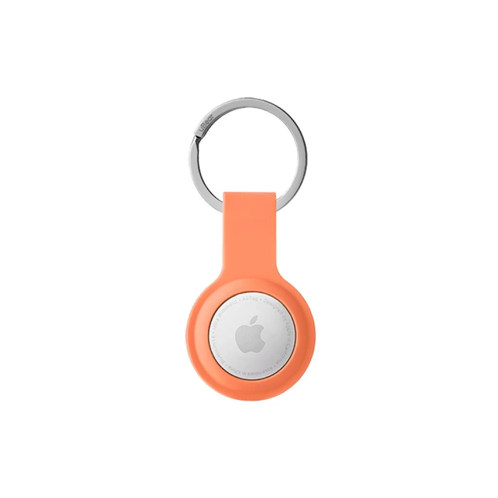 Чехол силиконовый Ubear Touch Ring Case для AirTag. Цвет: оранжевый