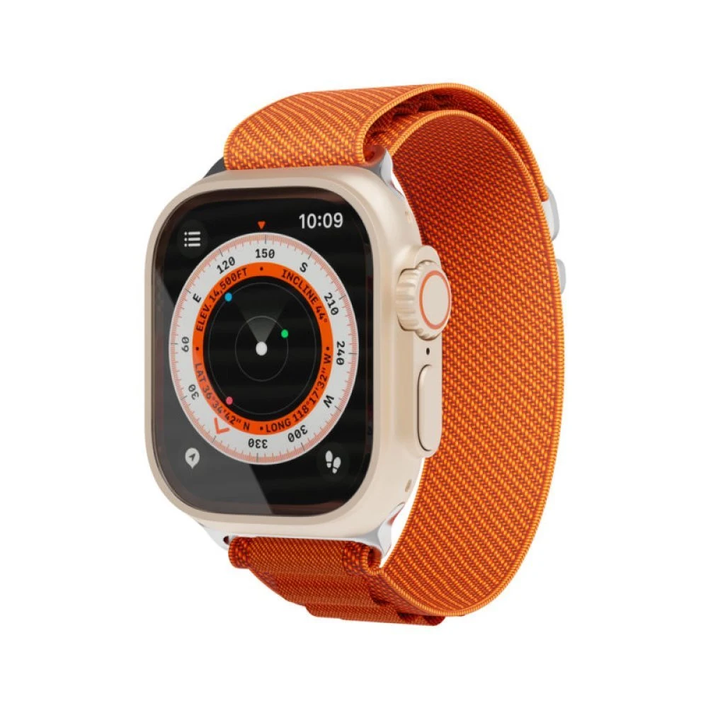 Ремешок нейлоновый VLP Extreme Band для Apple Watch 42/44/45/49мм. Цвет: оранжевый