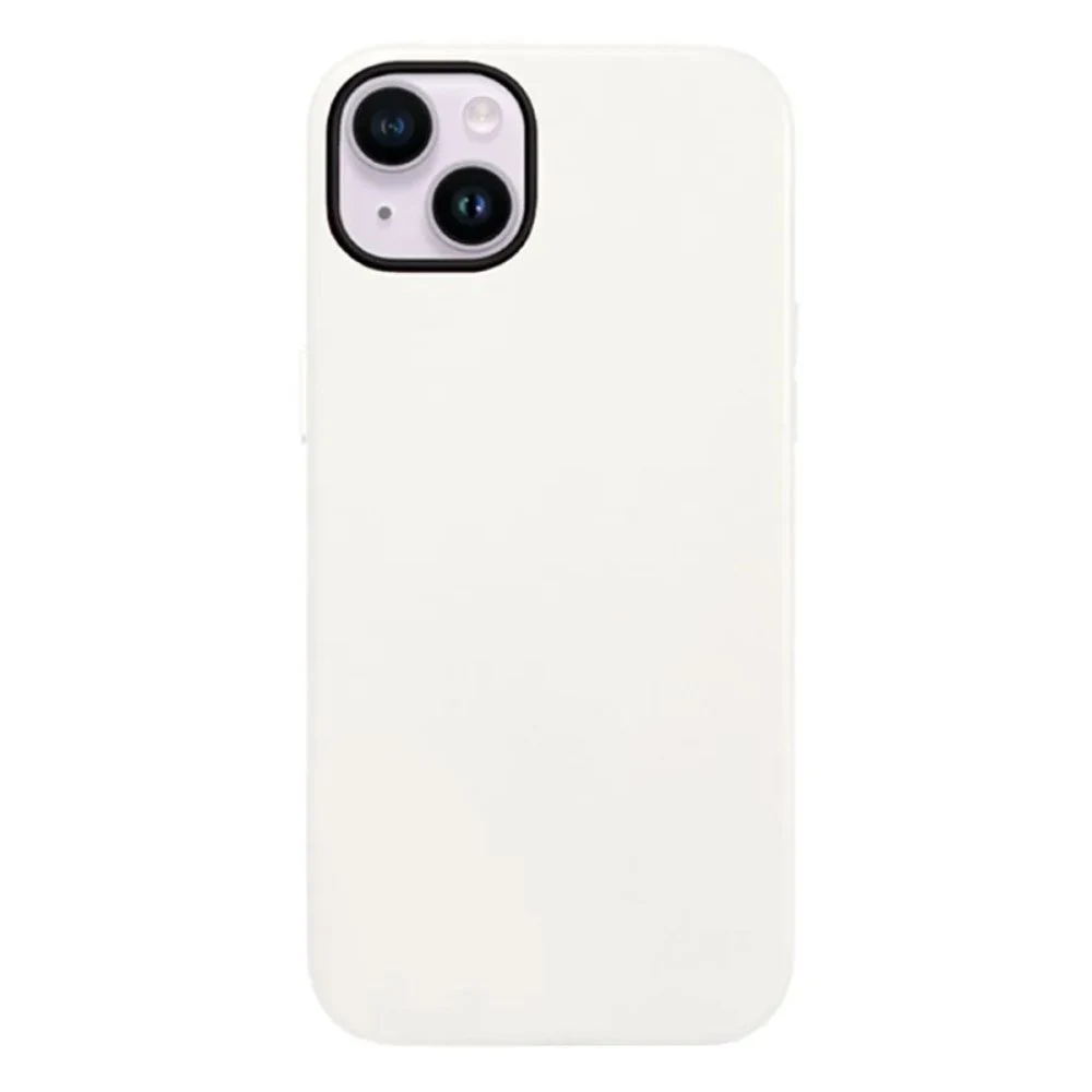 Чехол K-DOO Noble Collection Magsafe для iPhone 15, кожа. Цвет: белый