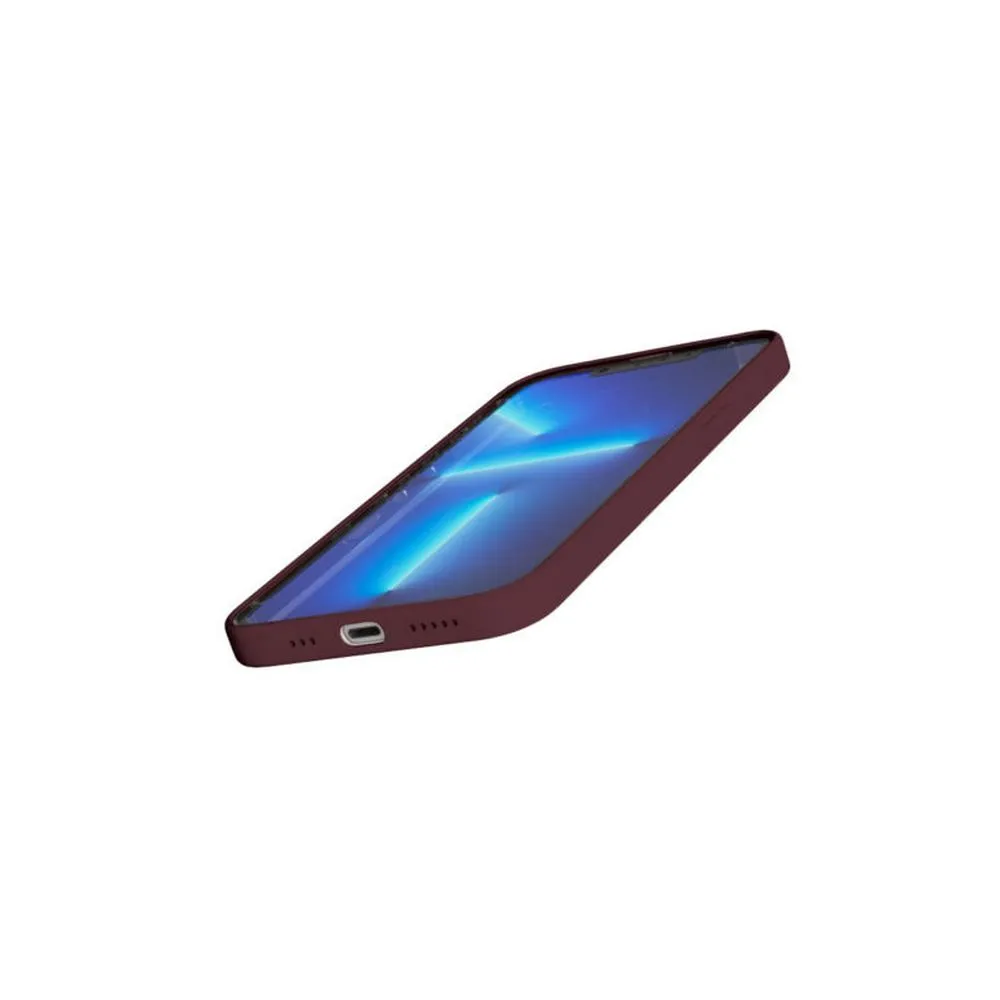Чехол защитный vlp silicone case для iPhone 13 Pro. Цвет: марсала