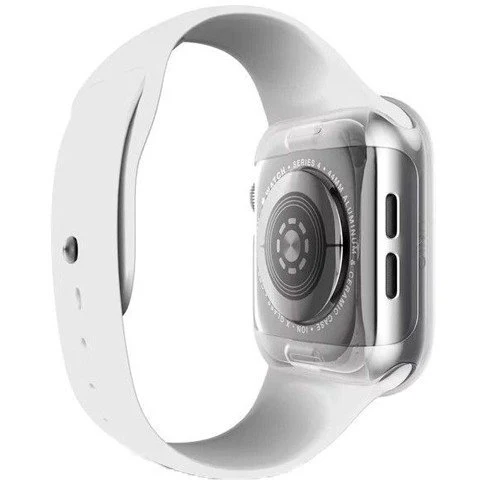 Чехол Uniq Garde для Apple Watch 45/44мм. Цвет: прозрачный