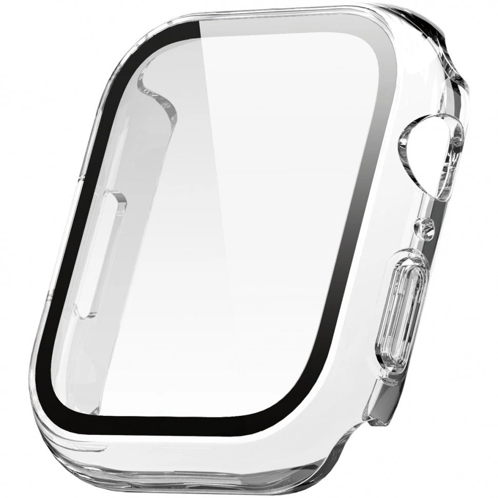 Чехол Elago Clear Shield case+9H glass для Apple Watch 41/40 мм. Цвет: прозрачный