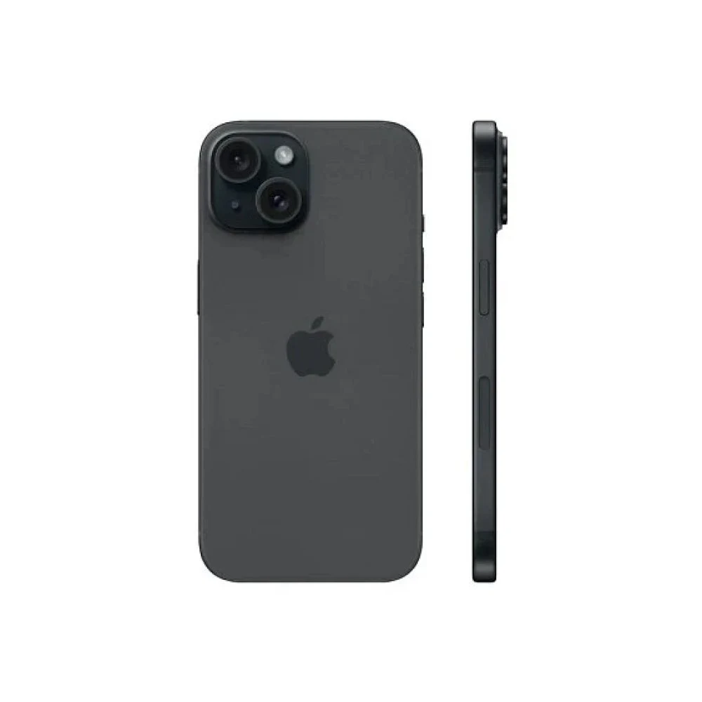 Смартфон Apple iPhone 15 256 ГБ (nano-SIM + eSIM). Цвет: черный