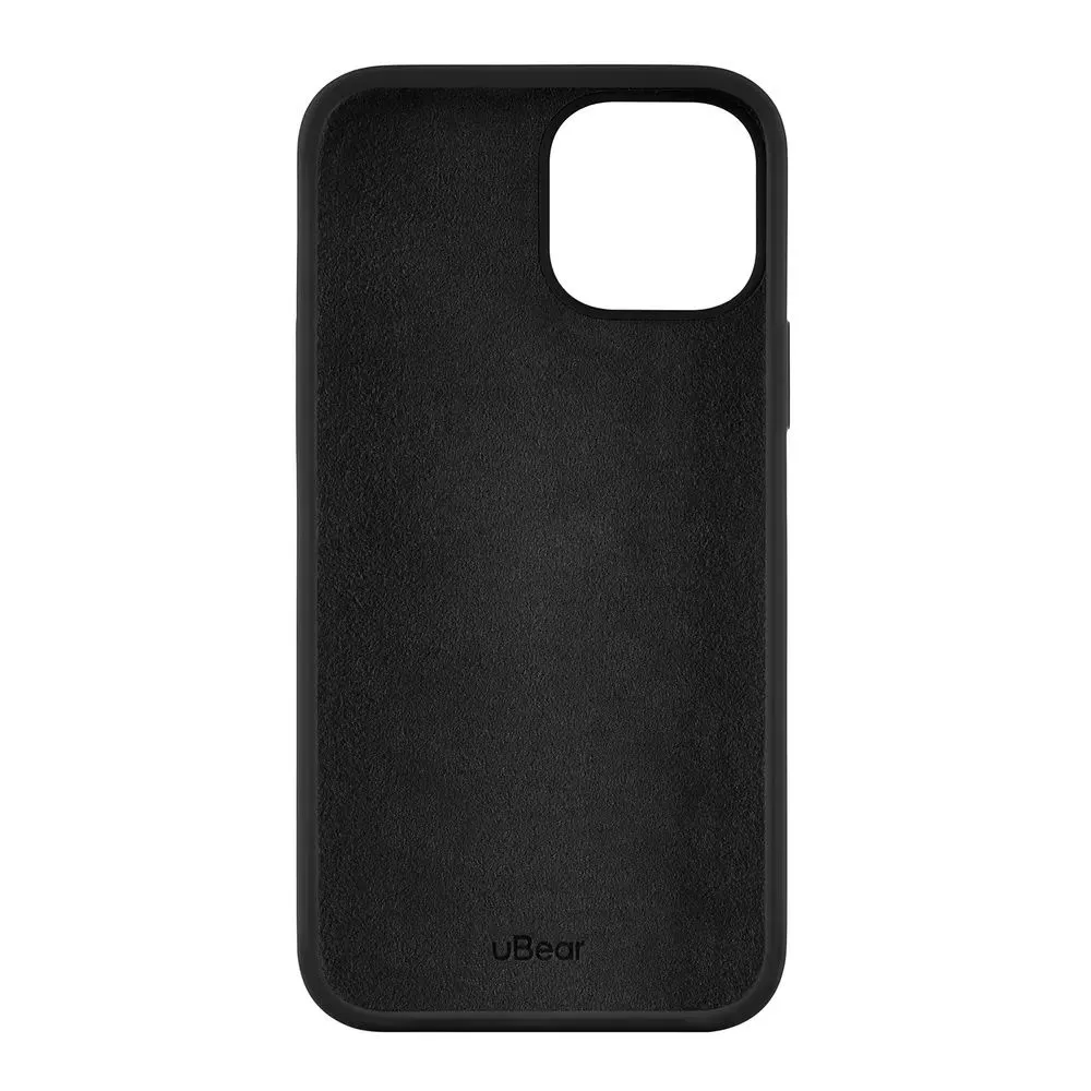 Чехол Ubear Touch Case для iPhone 13 mini, софт-тач силикон. Цвет: чёрный