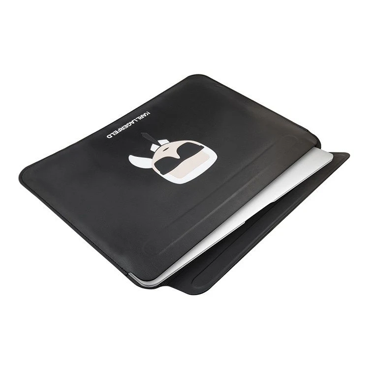Чехол Lagerfeld PU leather Sleeve Karl Ikonik для ноутбуков 13"/14". Цвет: чёрный